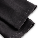Nora | Verfeinertes Schwarzes Kleid mit Gürtel und Mandarin-Kragen