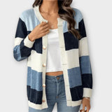 Aurora - Gestreifte Strickjacke