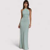 Olga™ | Halterneck-Maxikleid
