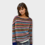 Aurora - Lässiger & kuscheliger gestreifter Pullover