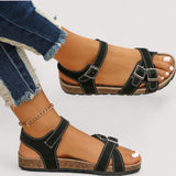 Inka™ | Kork-Kreuzriemen-Sandalen