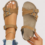 Inka™ | Kork-Kreuzriemen-Sandalen
