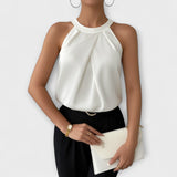 Skye - Schicke Satinbluse mit Off-Shoulder-Design