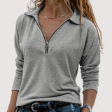 Sandrine™ | Top mit Reissverschluss-Detail