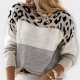 Aurora - Lässiger Pullover mit Leo-Design