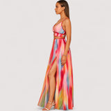 Anina™ | Gemaltes Maxikleid