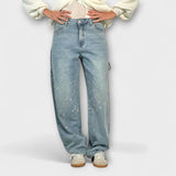 Fable - Shine Denim Jeans im Balloon Carpenter Stil