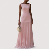 Carina™ | Plissiertes Maxikleid