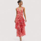 Graziella™ | Midi-Kleid mit Blumenmuster