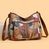 Zara | Mozaïek leren handtas