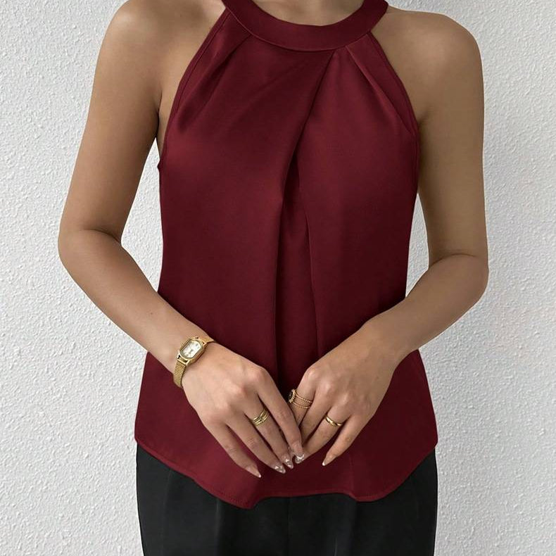 Skye - Schicke Satinbluse mit Off-Shoulder-Design