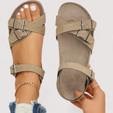 Inka™ | Kork-Kreuzriemen-Sandalen