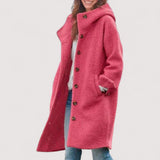 Lorena™ | Stilvolle lange Winterjacke