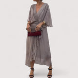 Ylva™ | Kleid aus Seidenmusselin