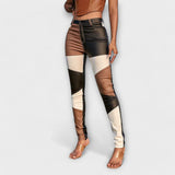 Calliope - Röhrenhose mit Farbblockmuster