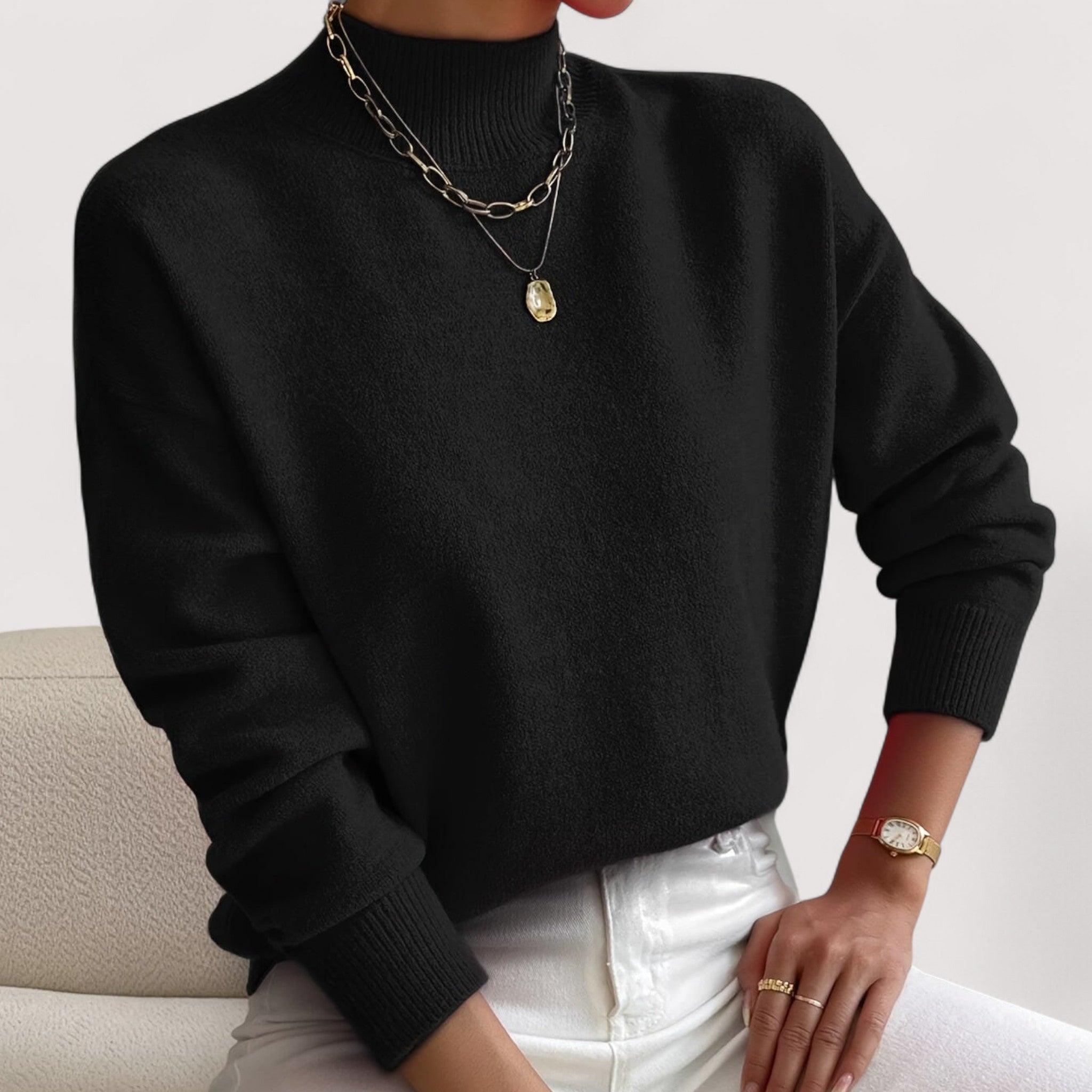 Nadia™ | Eleganter und bequemer Rollkragenpullover