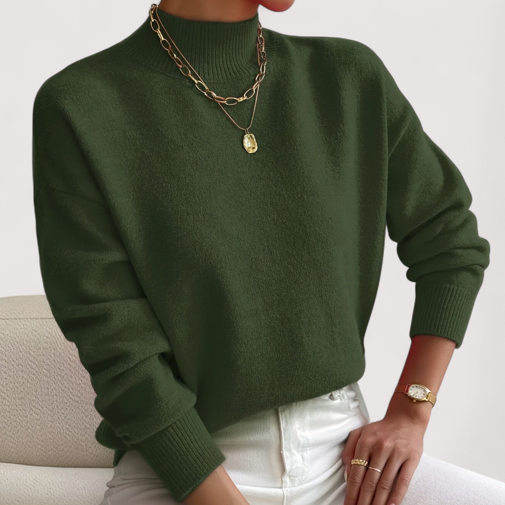 Nadia™ | Eleganter und bequemer Rollkragenpullover