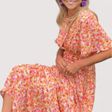 Malou™ | Klassisches V-Ausschnitt Kleid