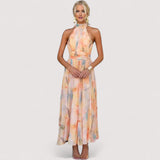 Gitte™ | Neckholder-Maxikleid